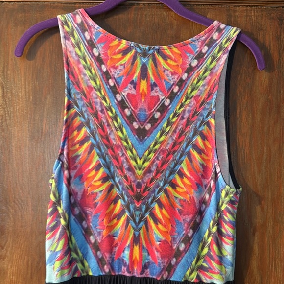 12PM by Mon Ami Multi Colored Maxi Dress - Picture 7 of 9